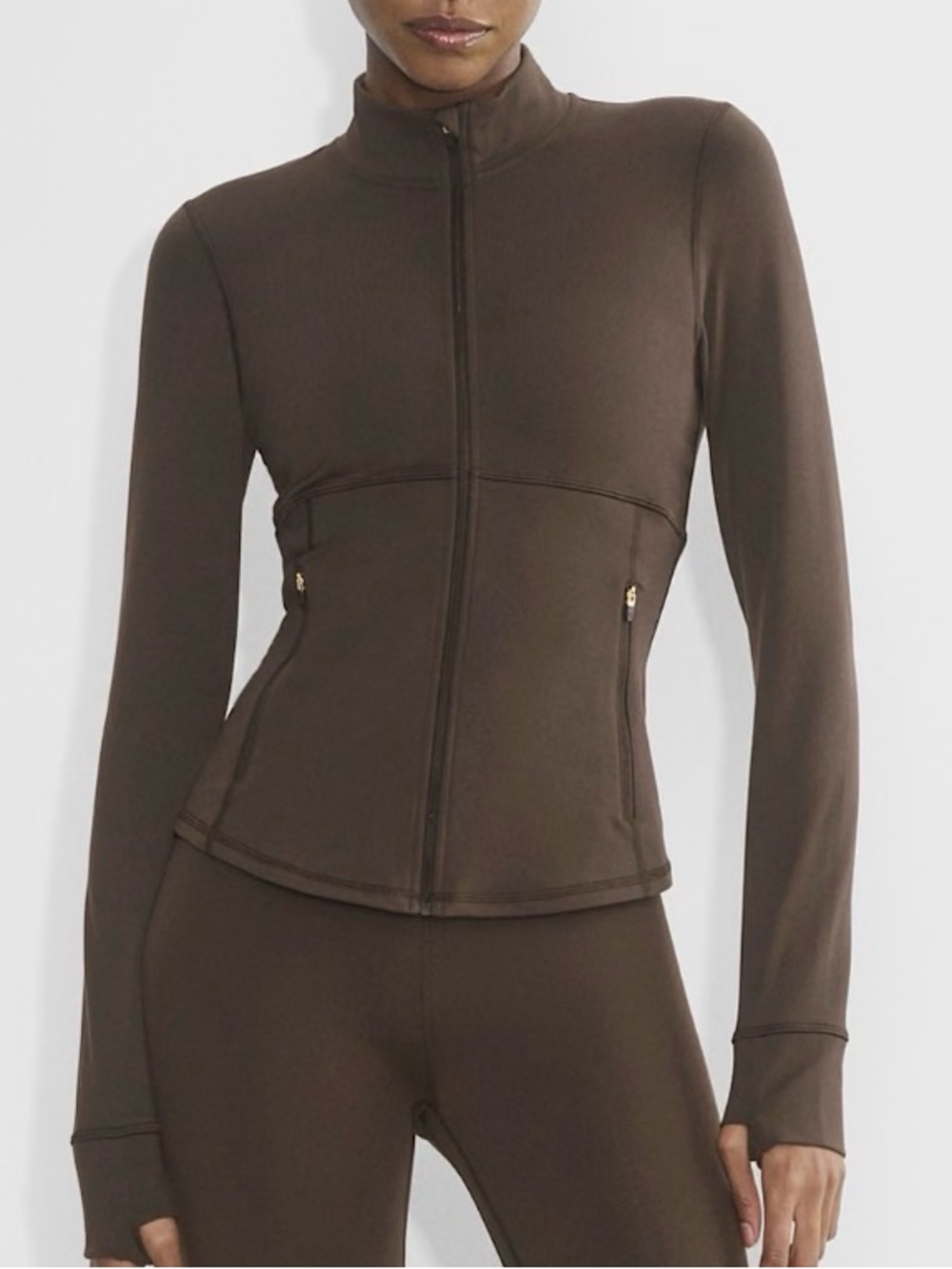 Aritzia GOLDEN Life Relay Zip-up
